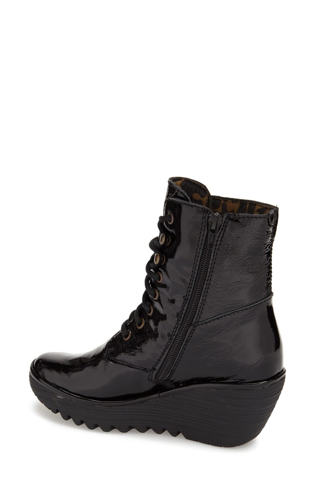 Fly London 'Ygot' Platform Wedge Boot, Alternate, color, 