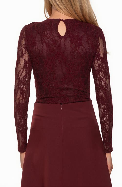 Alexia Admor Celine Stretch Lace Bodysuit In Multi