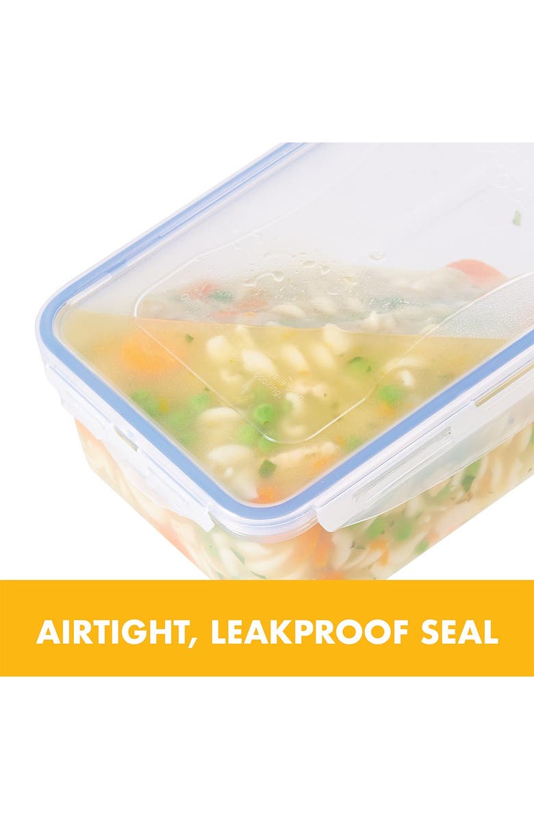 LOCKNLOCK Easy Essentials(TM) Pantry 7-Cup Rectangular Food Storage Container Set, 4-Piece, Alternate, color, 
