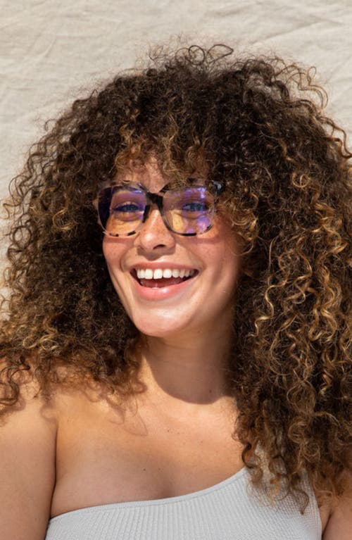 Mohala Eyewear Keana 52mm Medium Nose Bridge Medium Width Optical Glasses In Cherry Blossom Tortoise