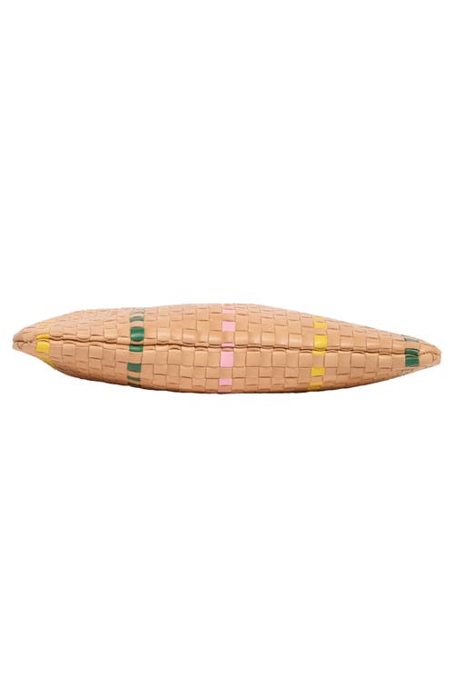 Clare V . Woven Leather Flat Clutch