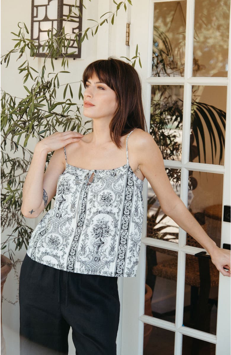 Whimsy + Row Sofia Top, Alternate, color, Venetian Print