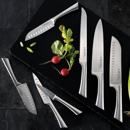 Cuisine::pro ® Cuisinepro® Damashiro® Santoku Knife 5" In Silver