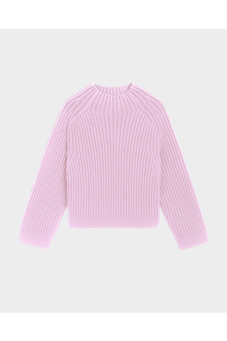 Maeve Rib Knit Sweater, Alternate, color, Lilac Pink