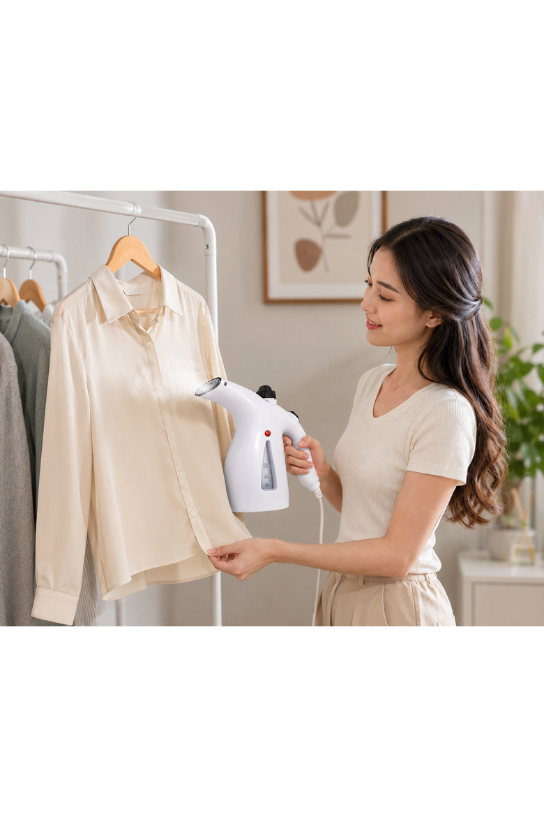 Cordless Power Scrubber & Garment Steamer, Alternate, color, White