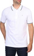 TailorByrd Micro Tipped Piqué Polo