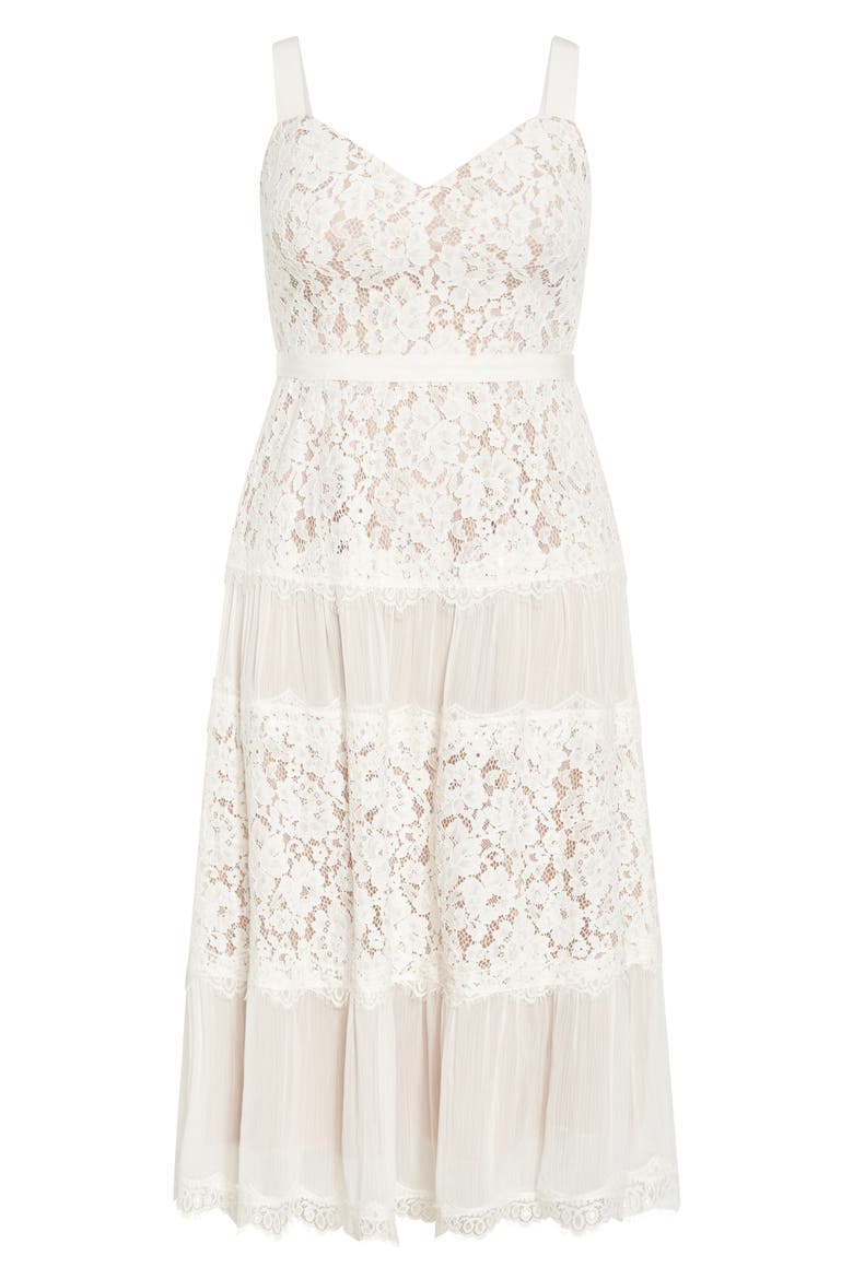 Rosalyn Sleeveless Lace Maxi Dress, Alternate, color, IVORY