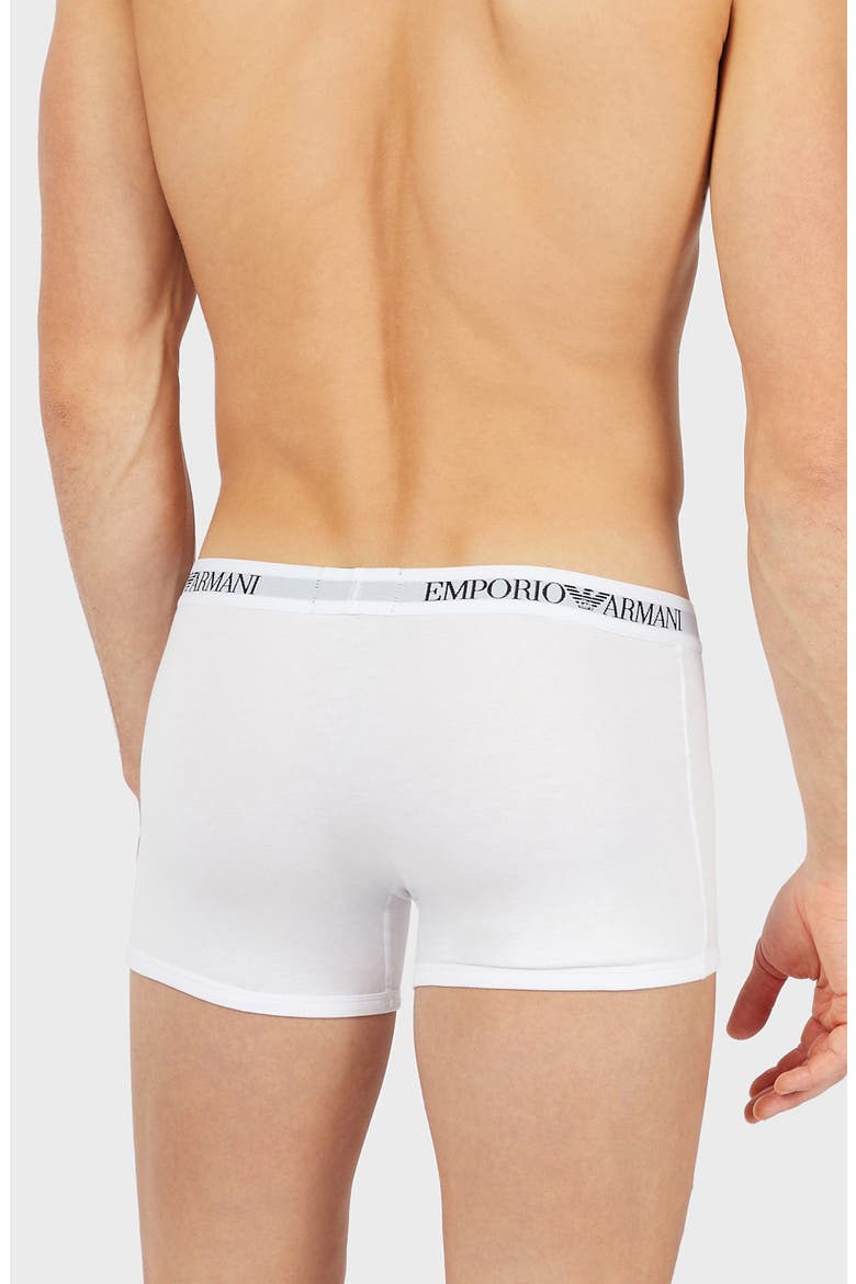 3-Pack Cotton Trunks, Alternate, color, SOLID WHITE