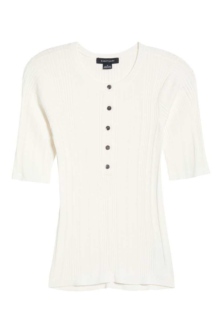 Air Of Ease Rib Top, Alternate, color, CHALK WHITE