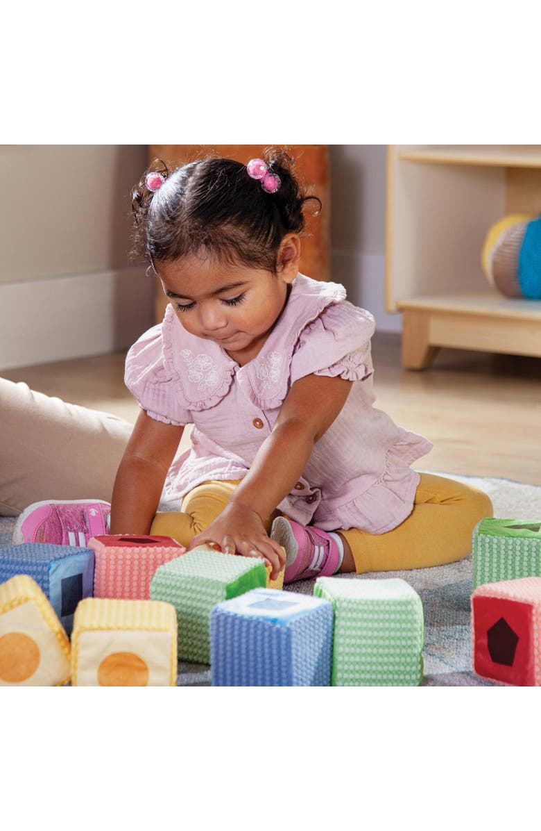 Kaplan Early Learning Company Soft Shape and Color Blocks - Set of 12, Alternate, color, 