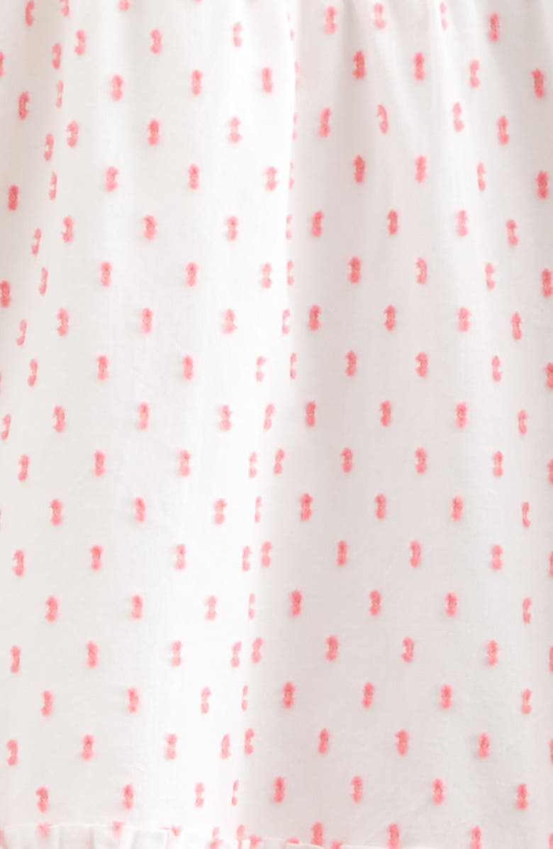 Nordstrom Kids' Tiered Dress, Alternate, color, White- Pink