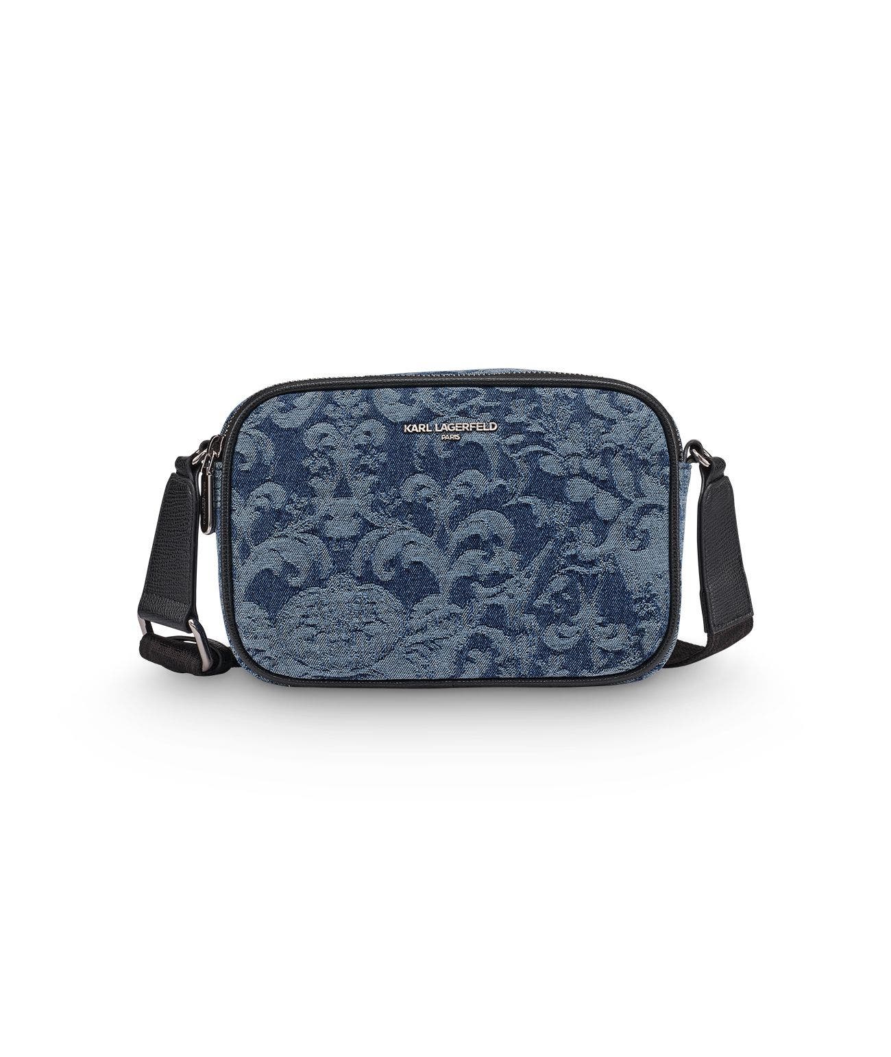 KARL LAGERFELD PARIS Maybelle Crossbody, Main, color, Denim