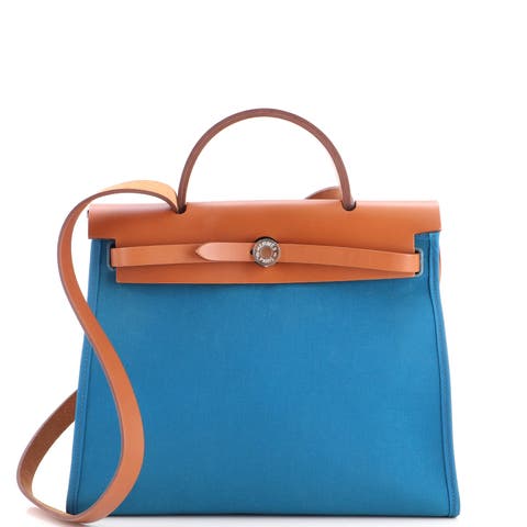 Herbag Zip Leather and Toile 31