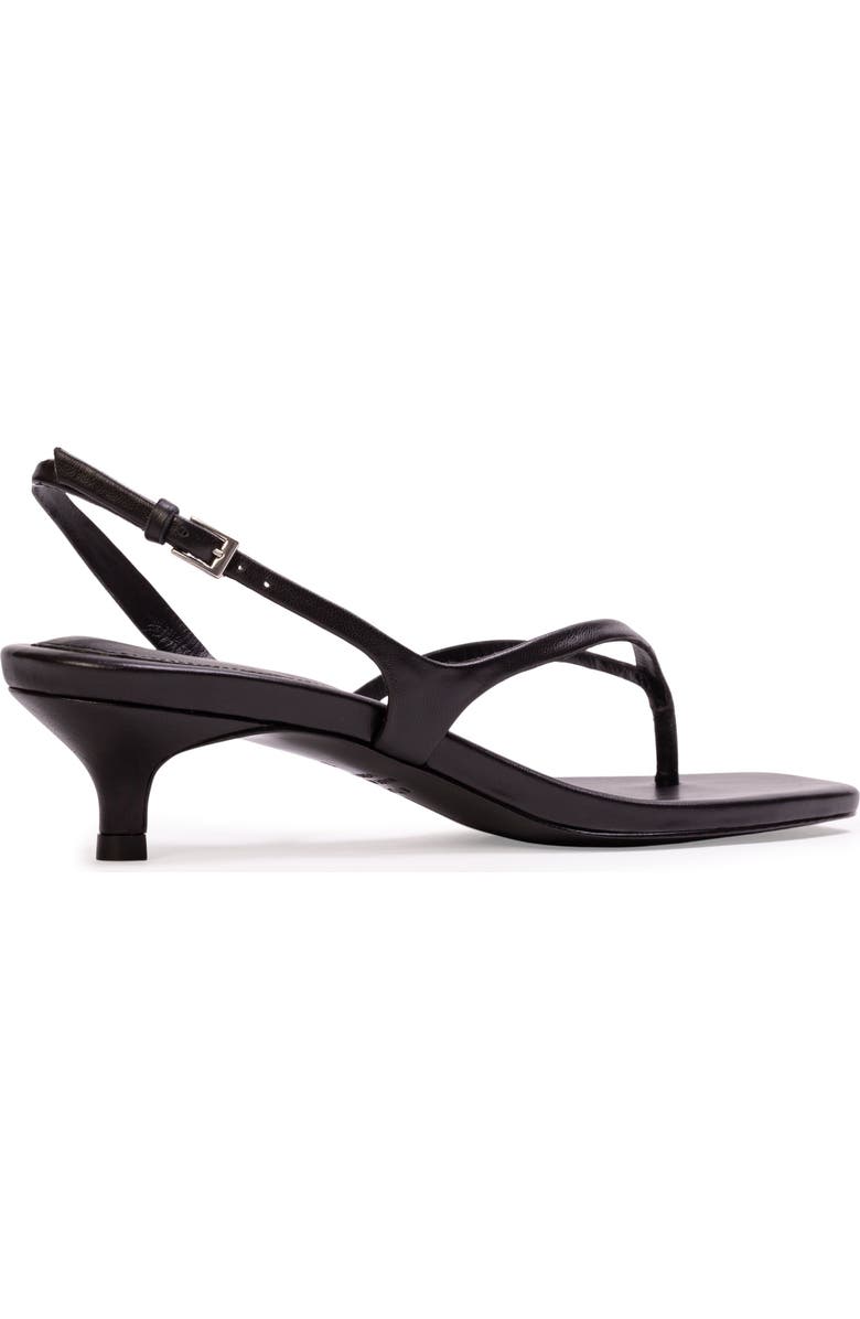 BLACK SUEDE STUDIO Mehak 35 Leather Sandal, Alternate, color, Black Leather