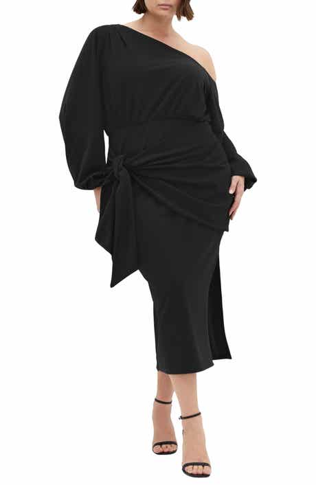 Alysia Long Sleeve Midi Dress