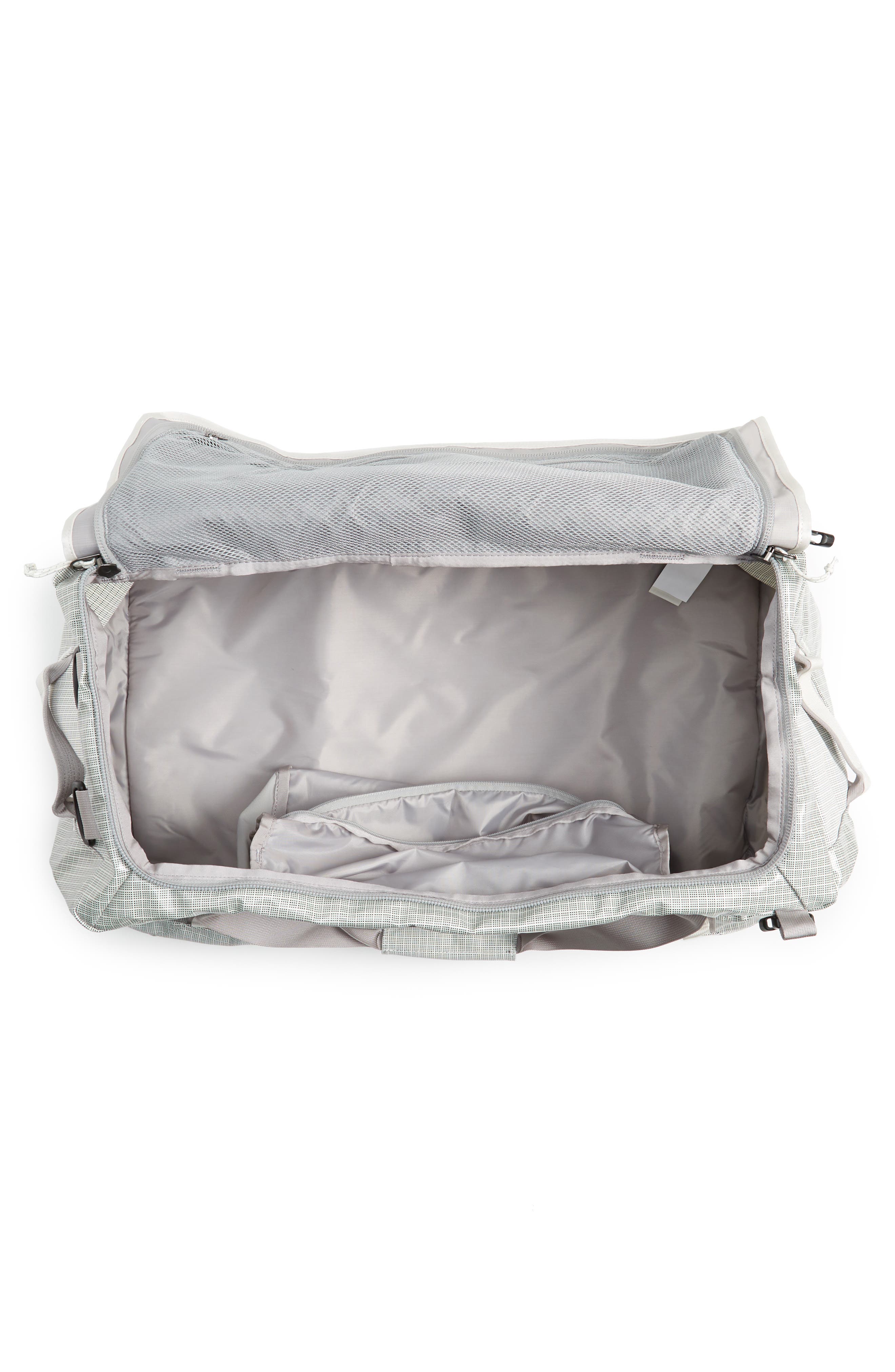Black Hole Water Repellent 55-Liter Duffle Bag, Alternate, color, BIRCH WHITE