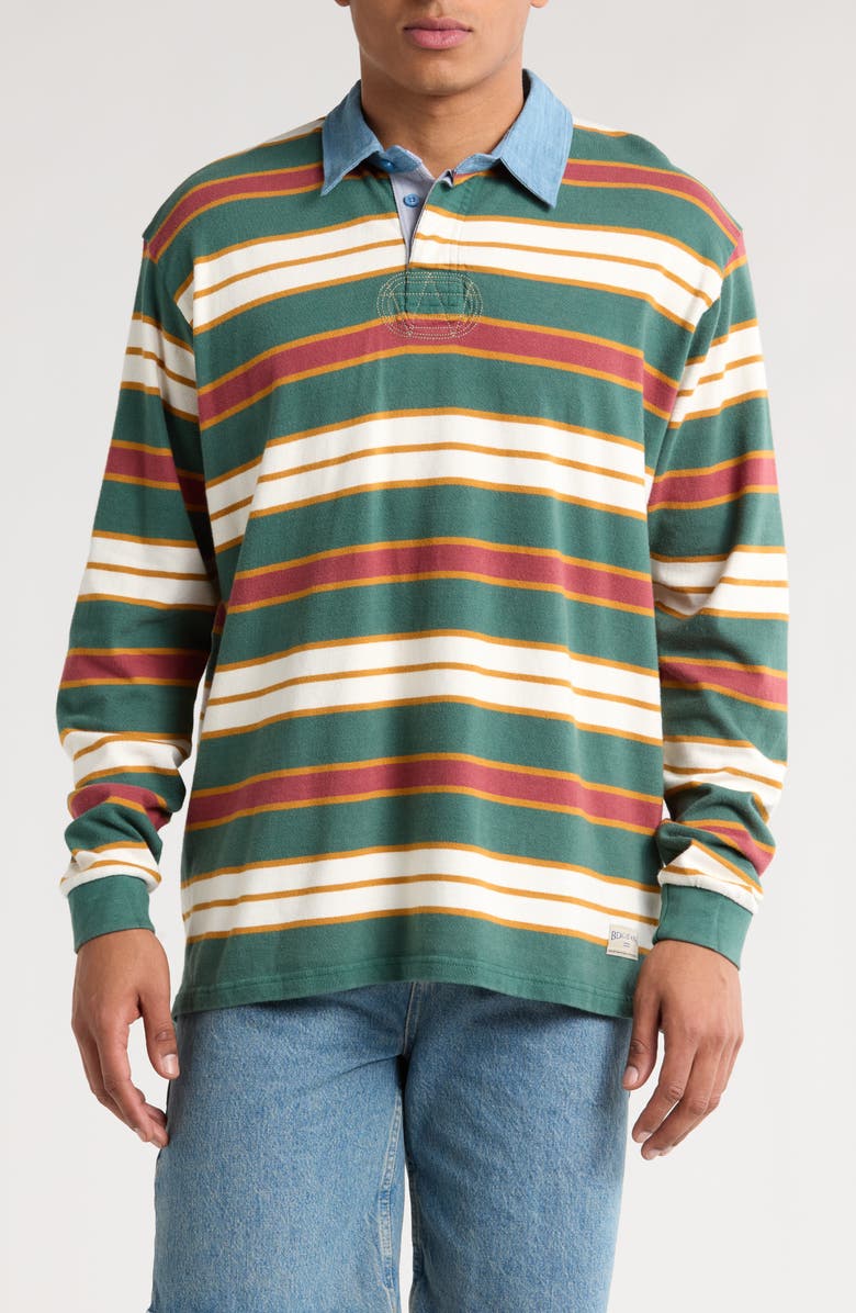 BDG Urban Outfitters Stripe Rugby Shirt, Main, color,