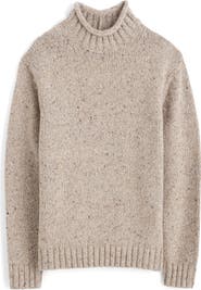 Madewell Roll Neck Donegal Wool Blend Sweater