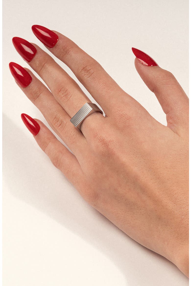 Aurelia Signet Ring, Alternate, color, SILVER