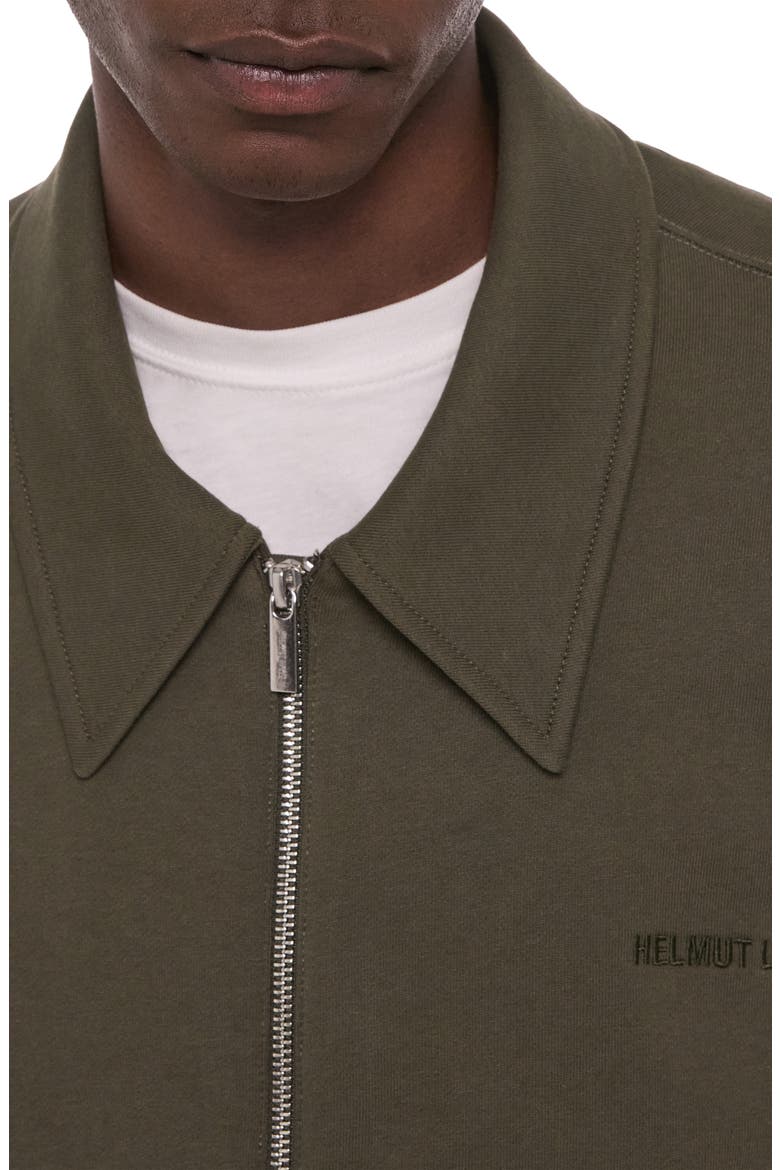 French Terry Full Zip Jacket, Alternate, color, FOREST NIGHT