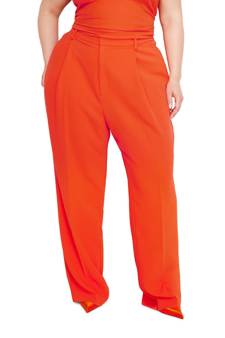 Luxe Suiting Column Wide Leg Trousers, Alternate, color, ROMA002