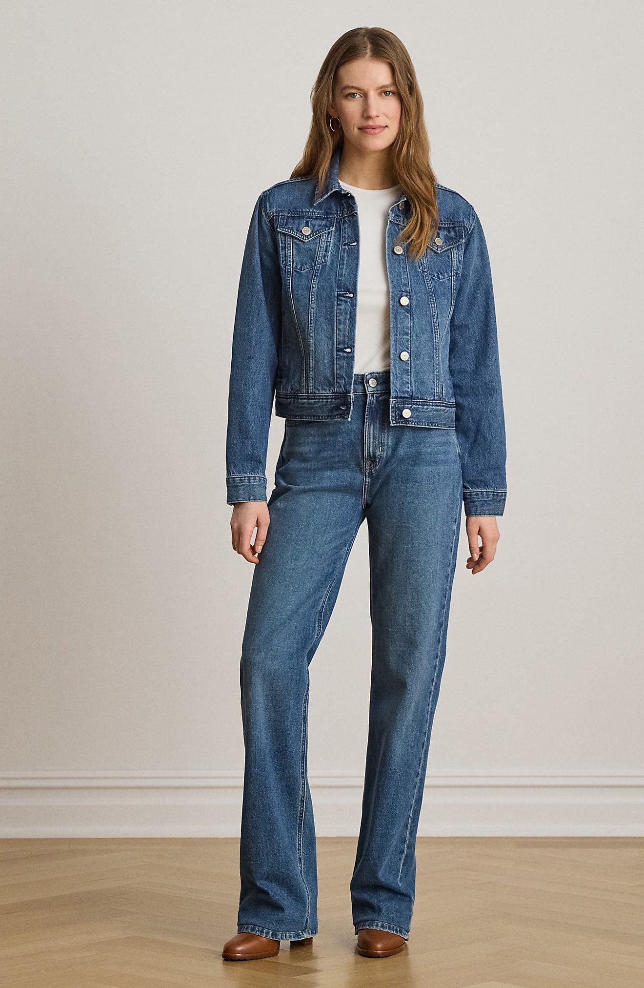 Женские Lauren Ralph Lauren Denim Trucker Jacket — фото 5