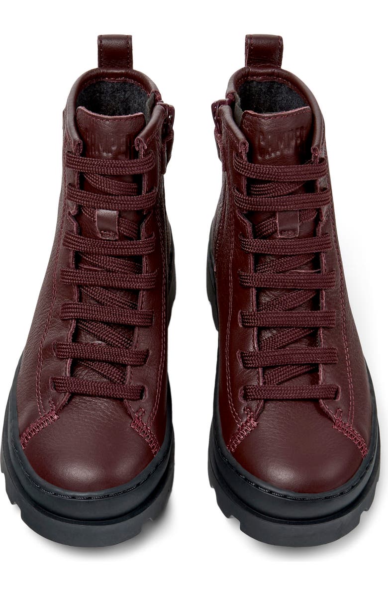 Camper Brutus High Top Sneaker, Alternate, color, Medium Burgundy
