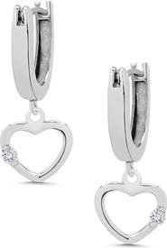 Lily Nily Kids' Open Heart Drop Earrings