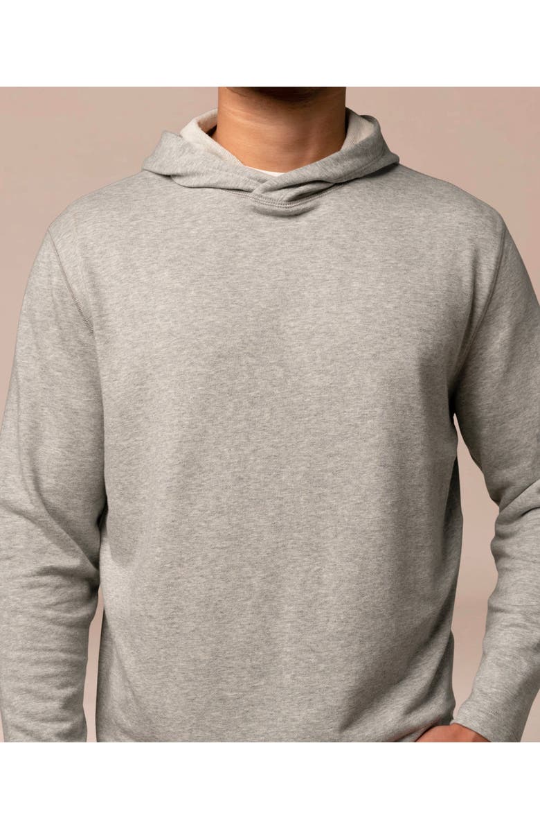 ASHWORTH GOLF Terry Twillback Hoodie, Alternate, color, Grey Heather