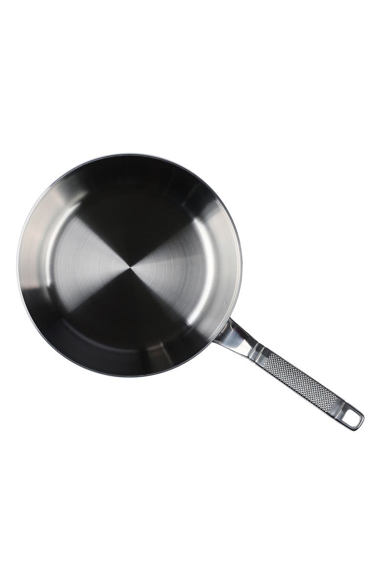 SAVEUR Selects 10" Open Fry Pan, Alternate, color, Stainless Steel