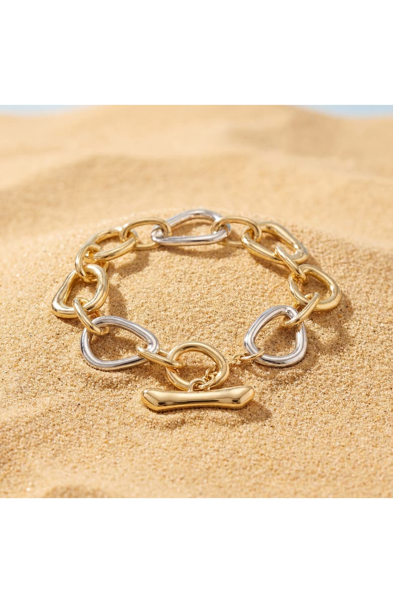 Robert Lee Morris Link Toggle Bracelet, Alternate, color,
