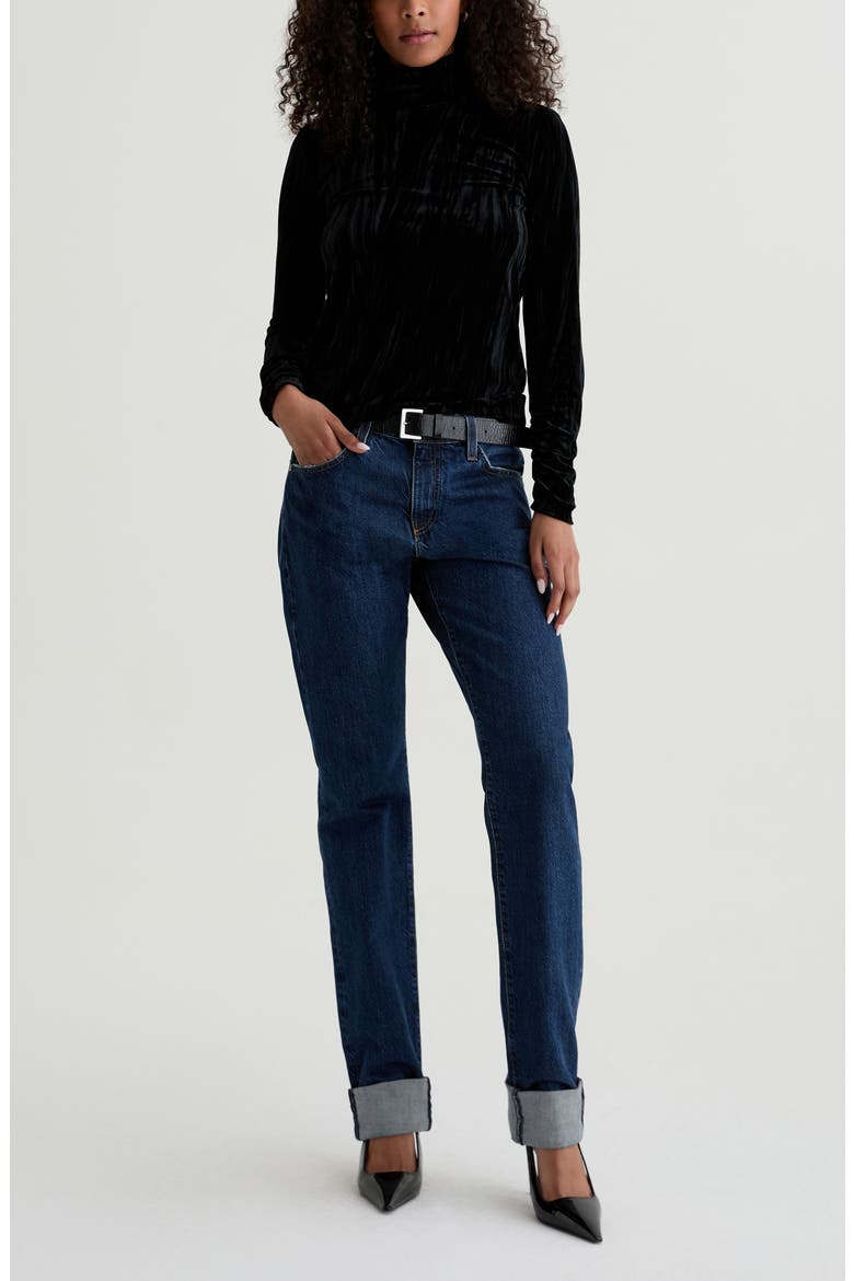 The Boyfriend Mid Rise Relaxed Straight Leg Jeans, Alternate, color, ESCAPISM