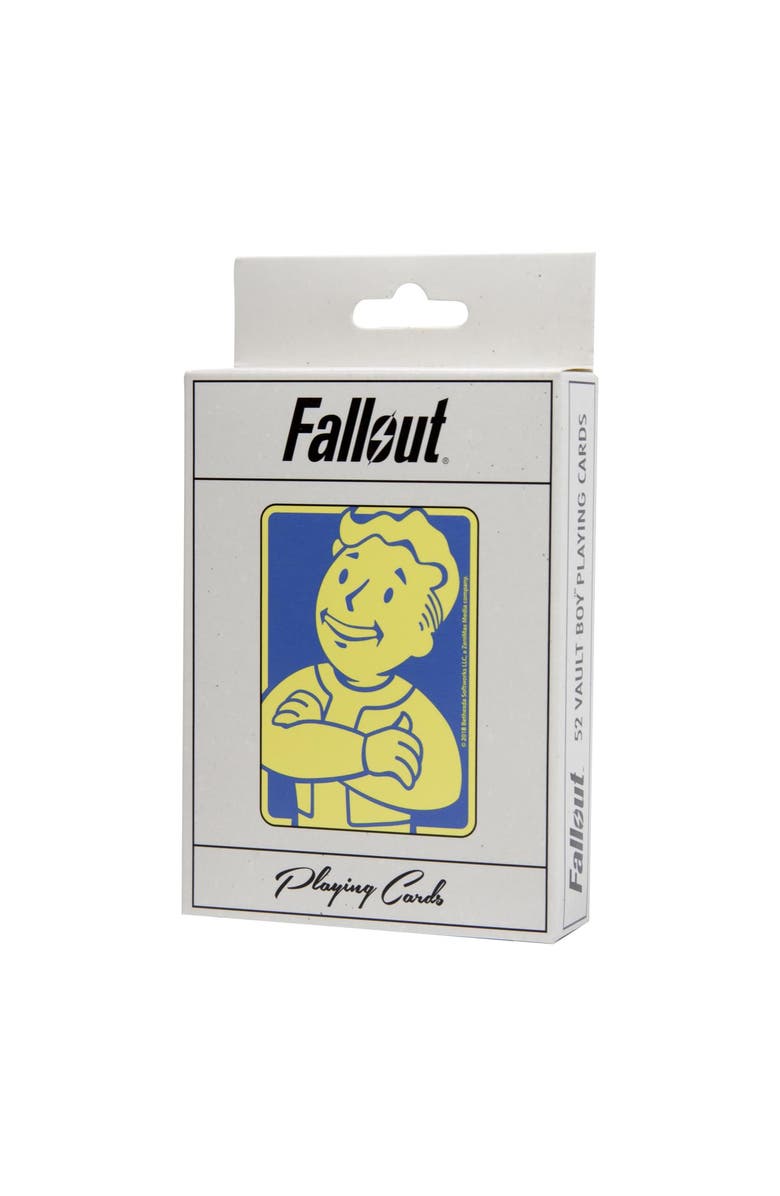 Toynk Fallout Vault Boy Playing Cards, Main, color, White