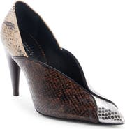 Isabel Marant Luza Snake Embossed Leather Pump