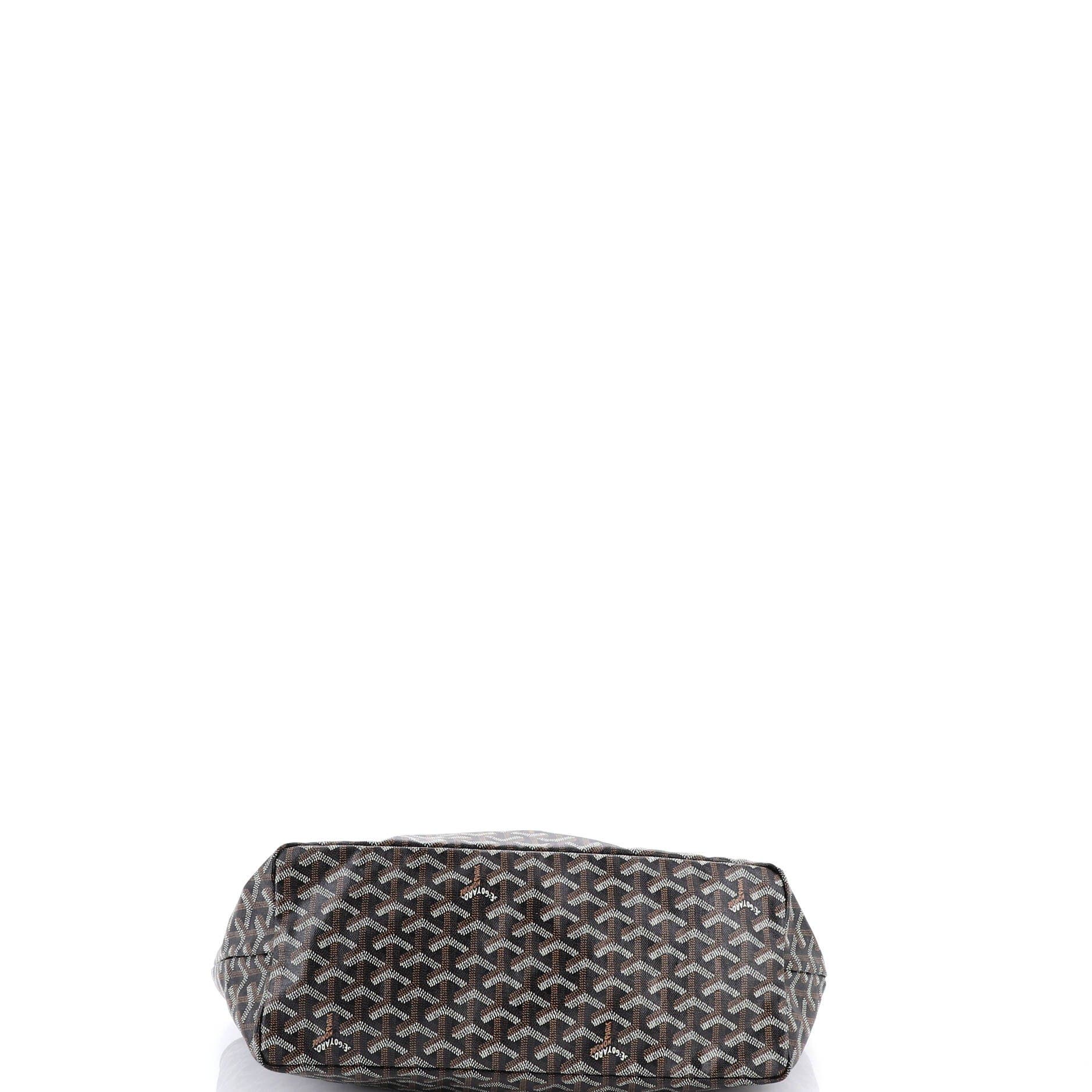 Pre-Owned Goyard Saint Louis Tote Coated Canvas PM, Alternate, color, Black