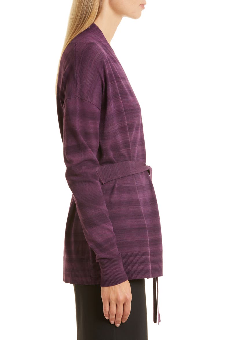 The Yuri Belted Cardigan, Alternate, color, PURPLE MULTI