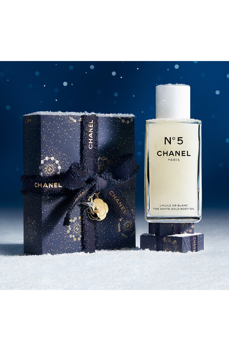 CHANEL N°5 The White Gold Body Shimmering Oil, Alternate, color,