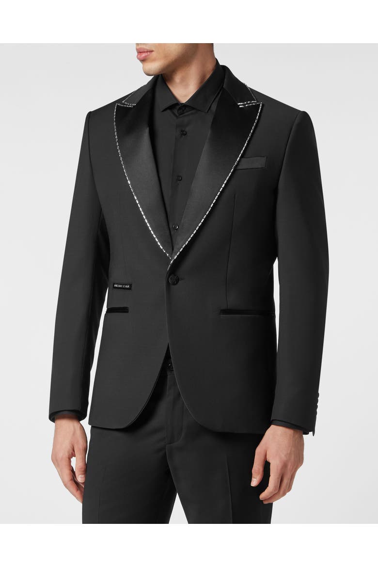 Wool Blazer Lord Fit Men, Main, color, black