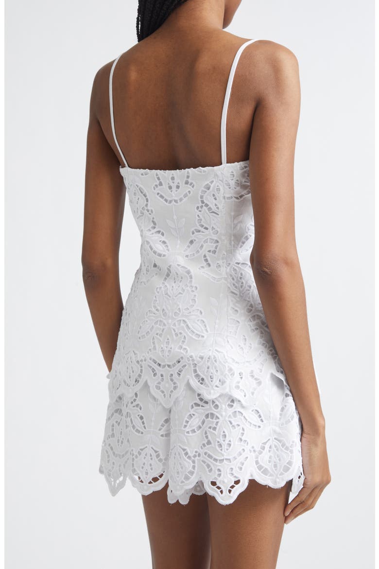 Greer Eyelet Embroidery Camisole, Alternate, color, OPTIC