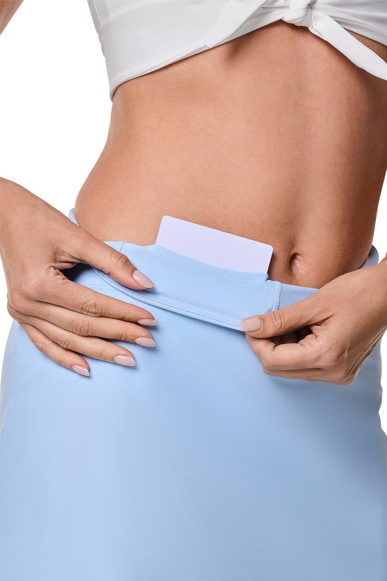 Sea Fan Scallop Skorts, UPF 50+ Sun Protection, Alternate, color, Skyride
