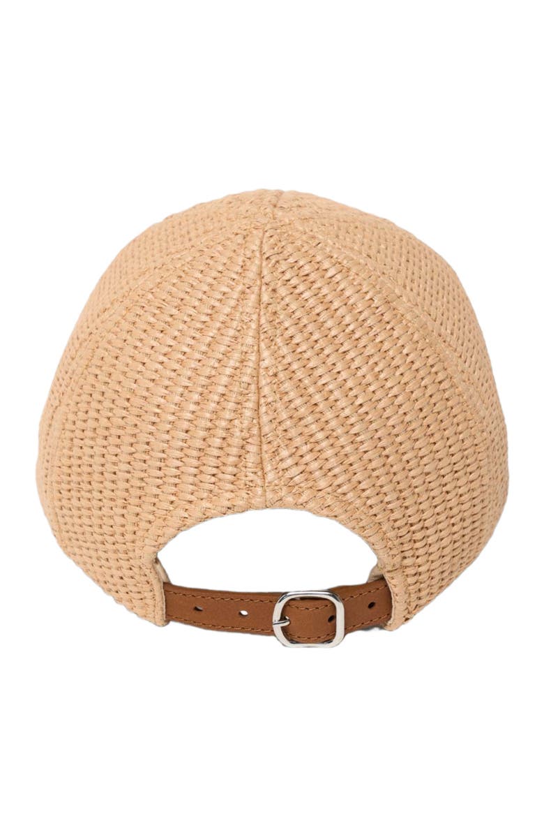 maje Natural-texture cap, Alternate, color, Beige