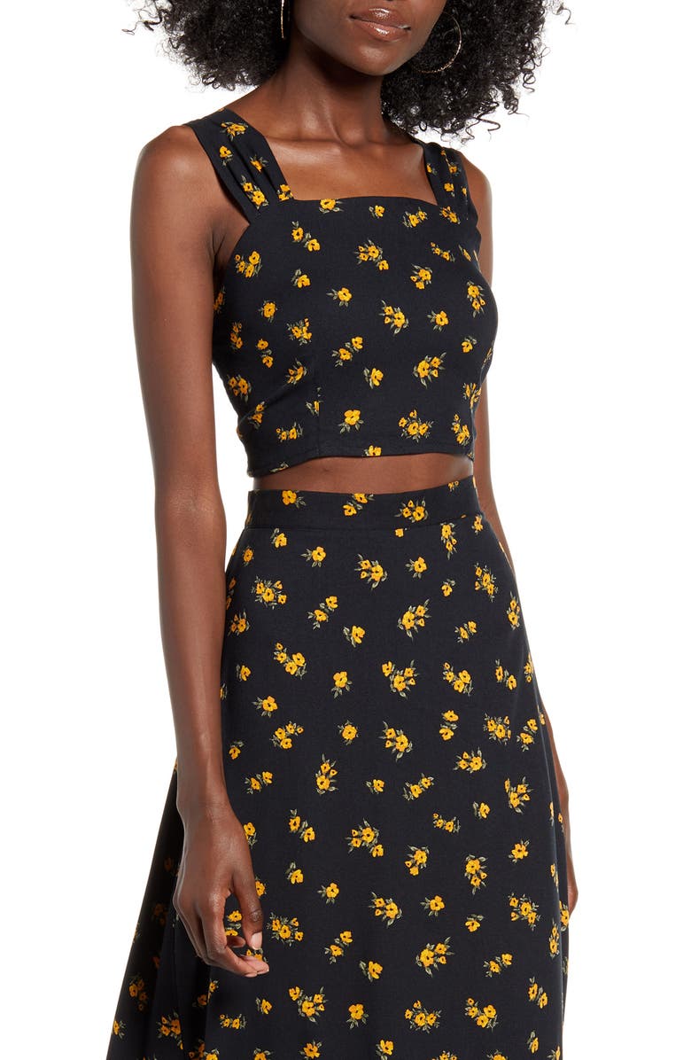 Ten Sixty Sherman Floral Crop Top, Main, color,