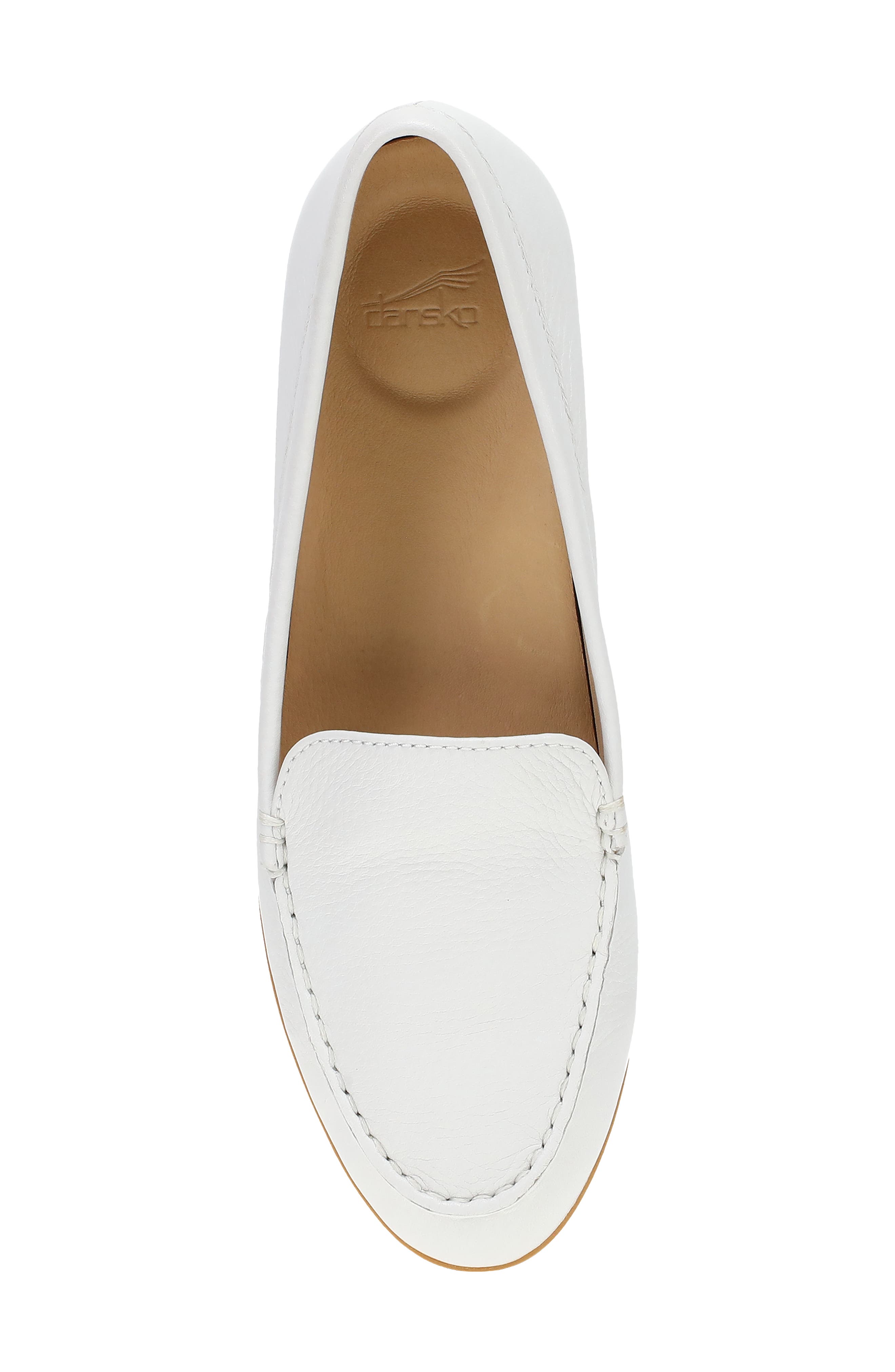 Dansko Lorri Loafer, Alternate, color, White Milled