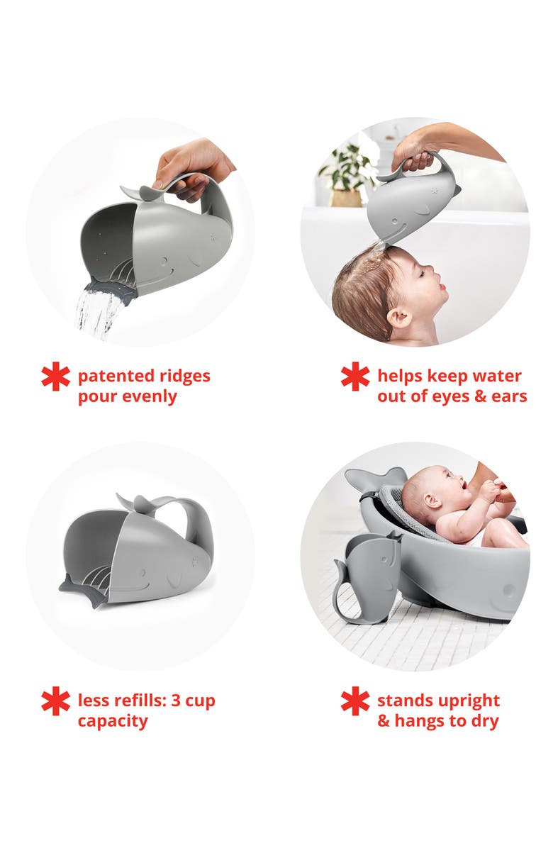 Skip Hop 'Moby Waterfall' Rinser, Alternate, color, Grey