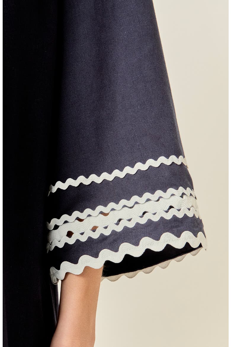Colorblock Minidress, Alternate, color, NAVY