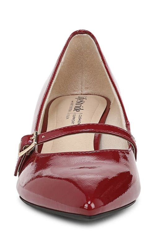 Lifestride Madelyn Mary Jane Pointed Toe Kitten Heel Pump