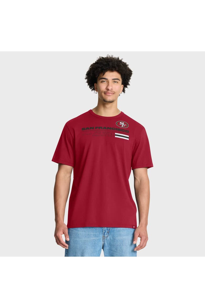 Men's Fanatics Scarlet San Francisco 49ers Chop Block Legacy T-Shirt, Main, color, Scarlet