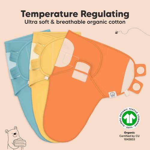 Keababies 3-pack Soothe Swaddle Wraps In Valiant