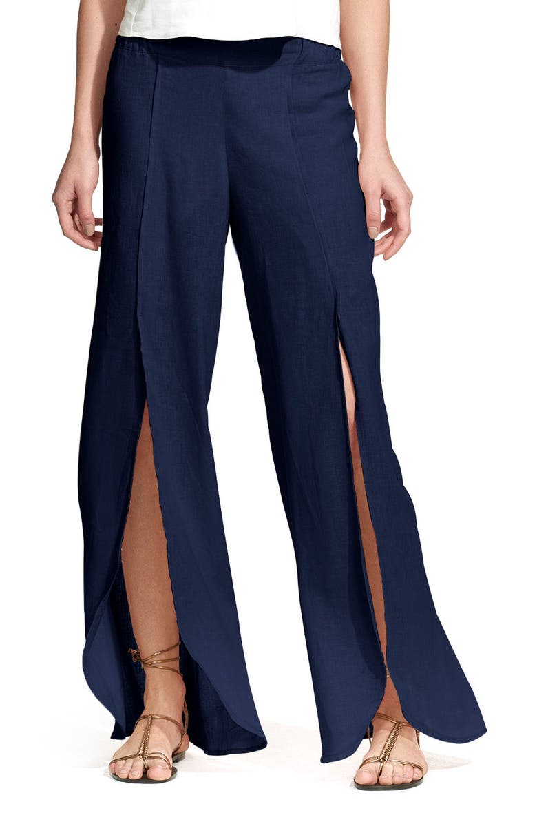 ViX Paula Hermanny ViX Swimwear Berry Cover-Up Pants, Main, color, 
