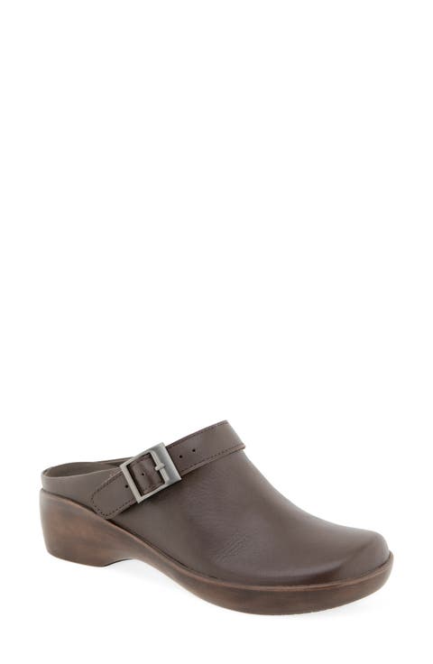 Clarice Leather Clog